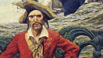 Pirate captain on deck_banner