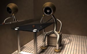 грустный робот